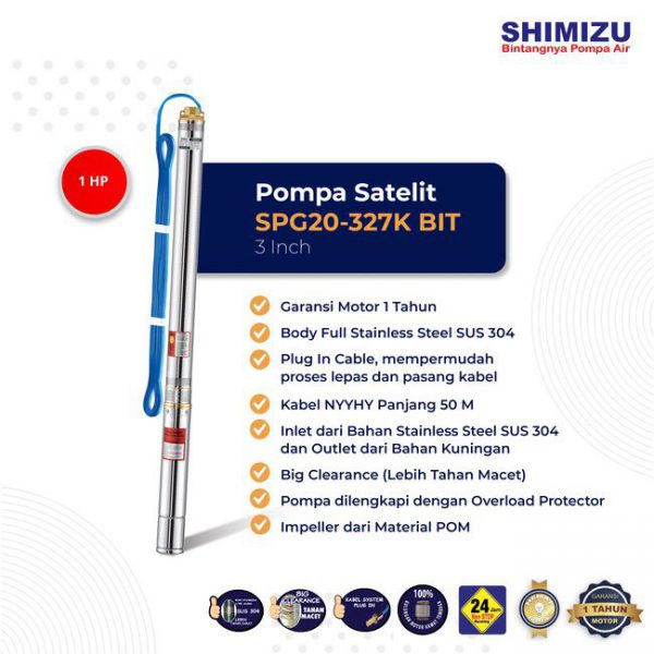 [Pompa Satelit] Shimizu SPG20 327K BIT