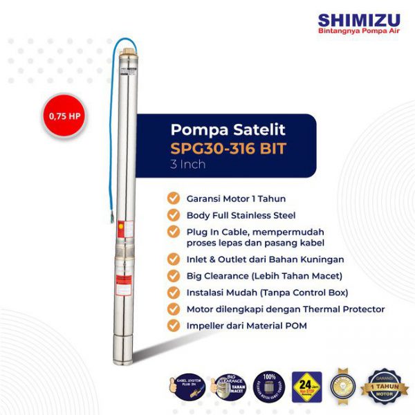 [Pompa Satelit] Shimizu SPG30-316 BIT