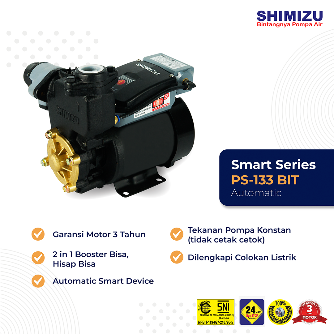 [Pompa Booster] Shimizu PS-133 BIT