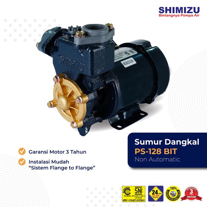 Shimizu PS-128 BIT Pompa Sumur Dangkal