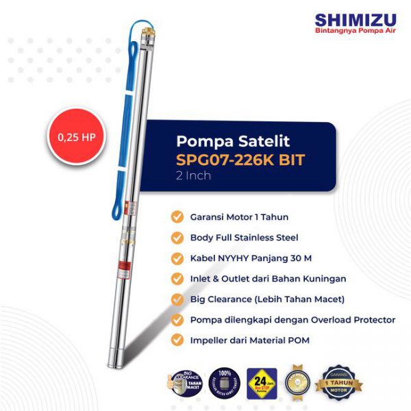 [Pompa Satelit] Shimizu SPG07-226K BIT