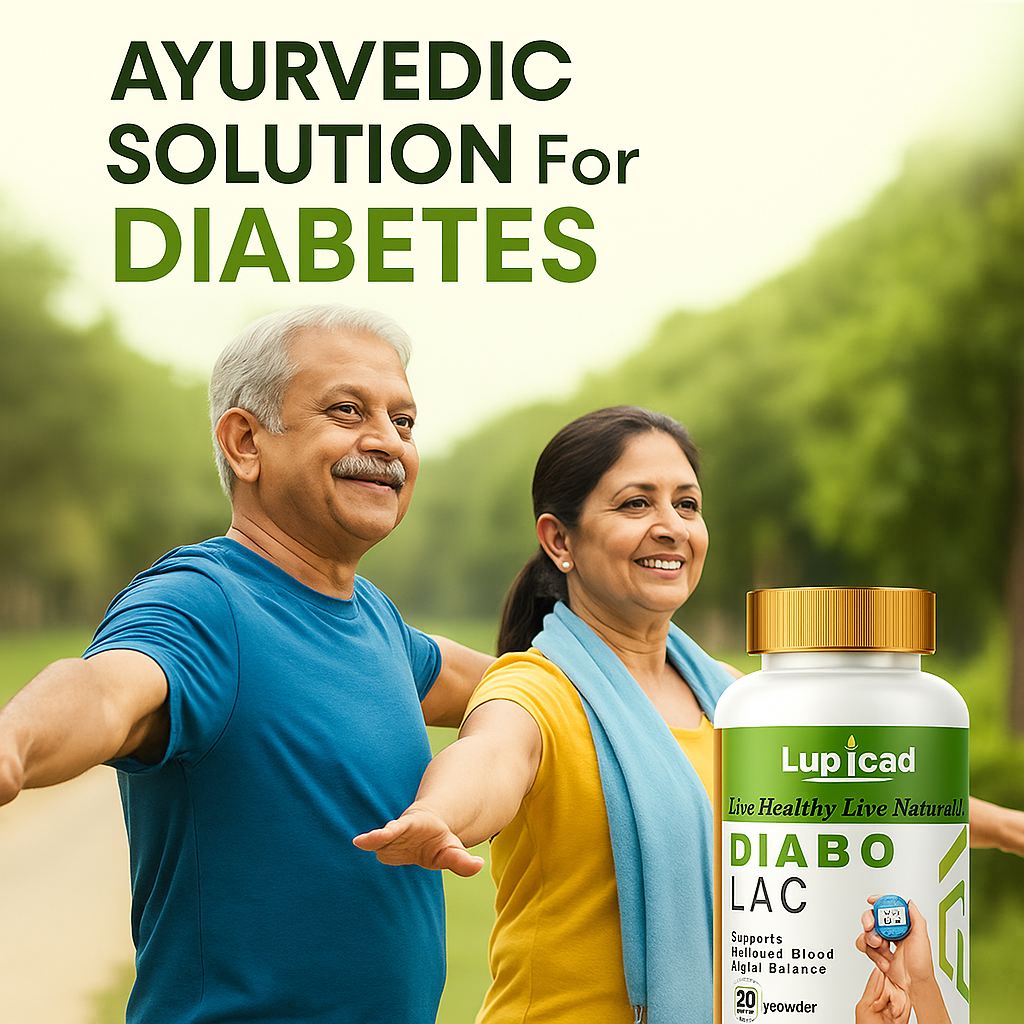 Lupicad Diabo Lac – Ayurvedic Blood Sugar Support Powder with Jamun & Karela | Best diabetes treatment(120g)