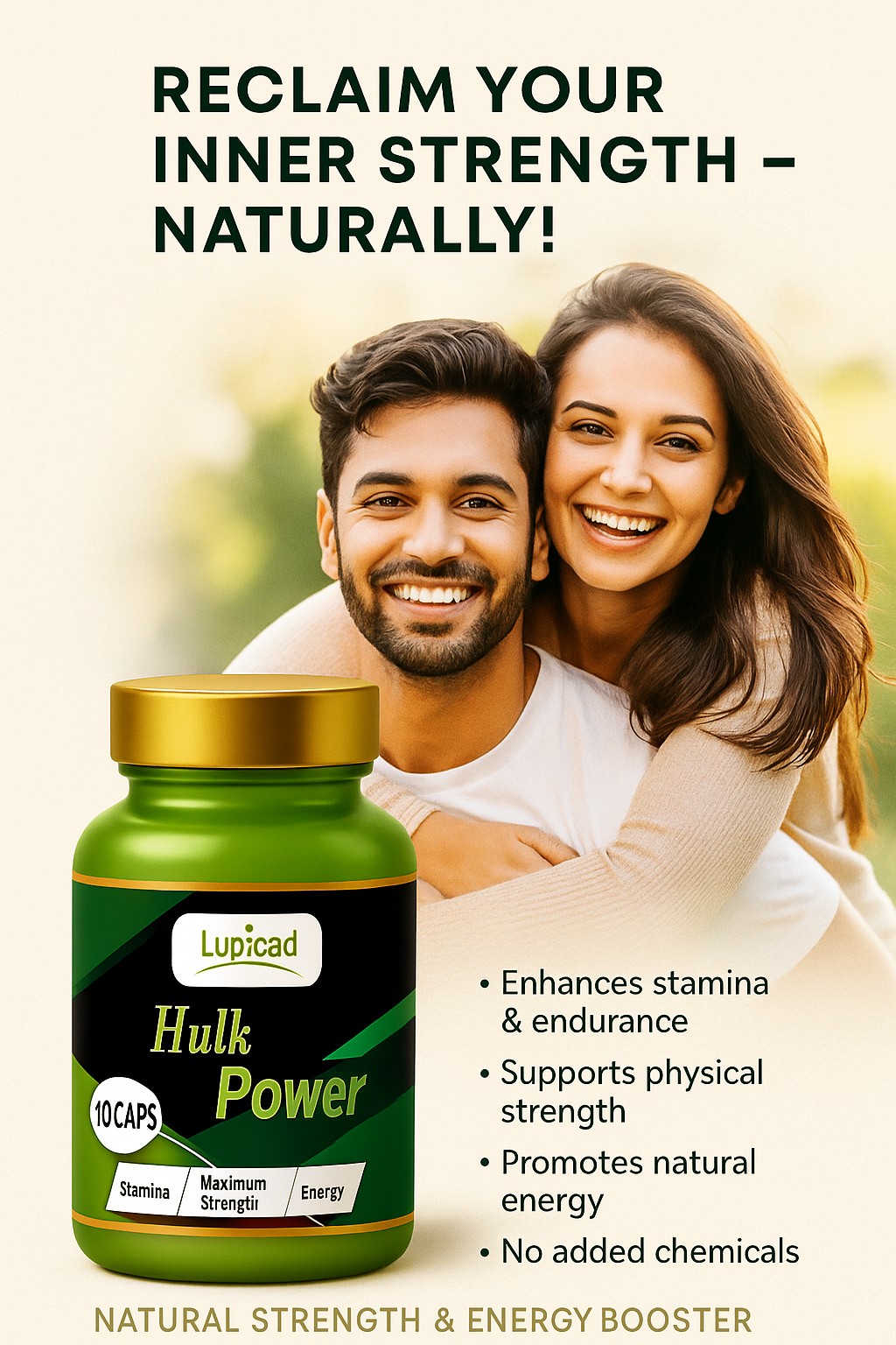 Lupicad Hu-Lk Power – 10 Ayurvedic Capsules | Stamina Booster & Immunity long time, increase timing, male power
