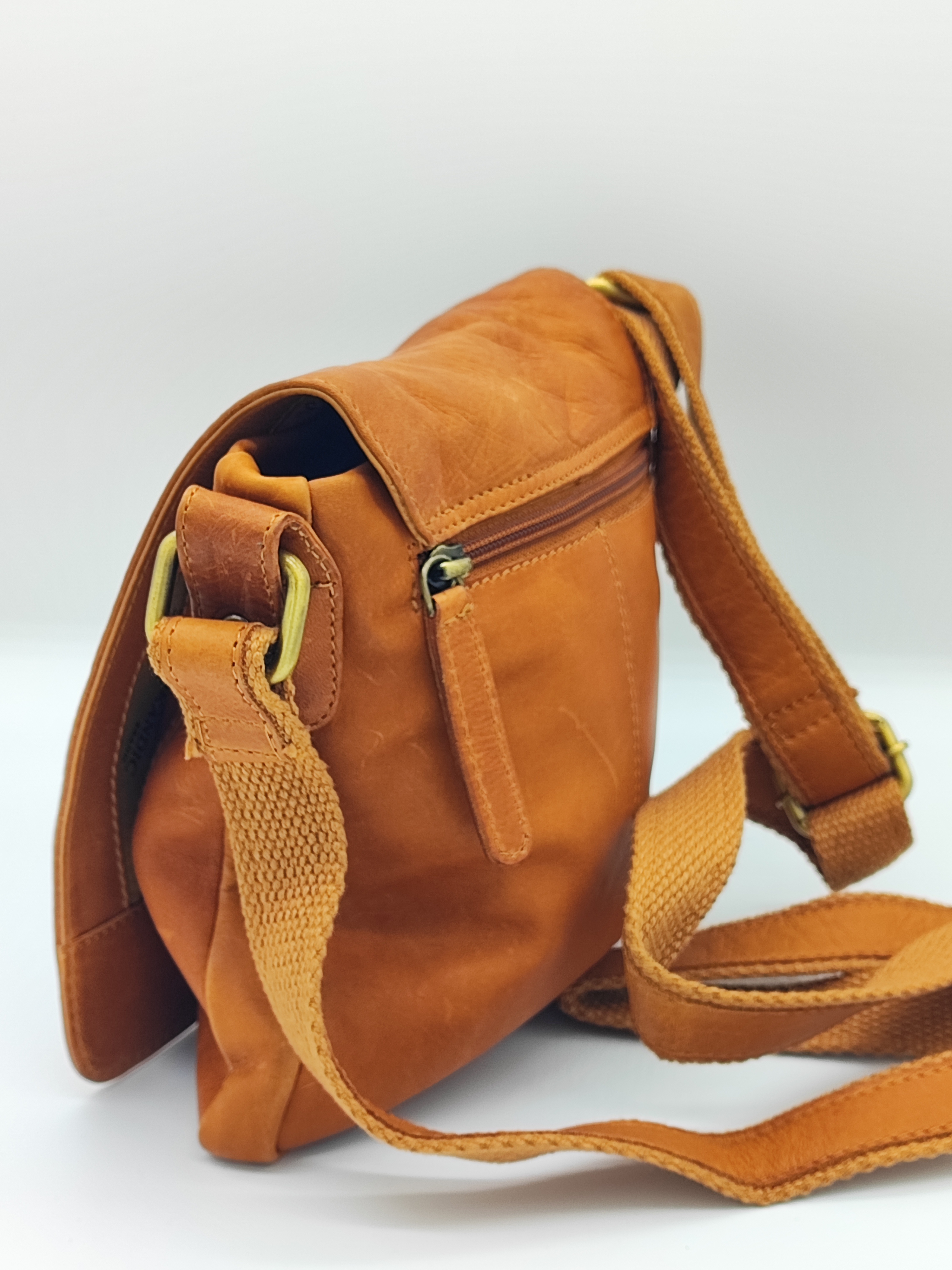 Leather Messenger Bag