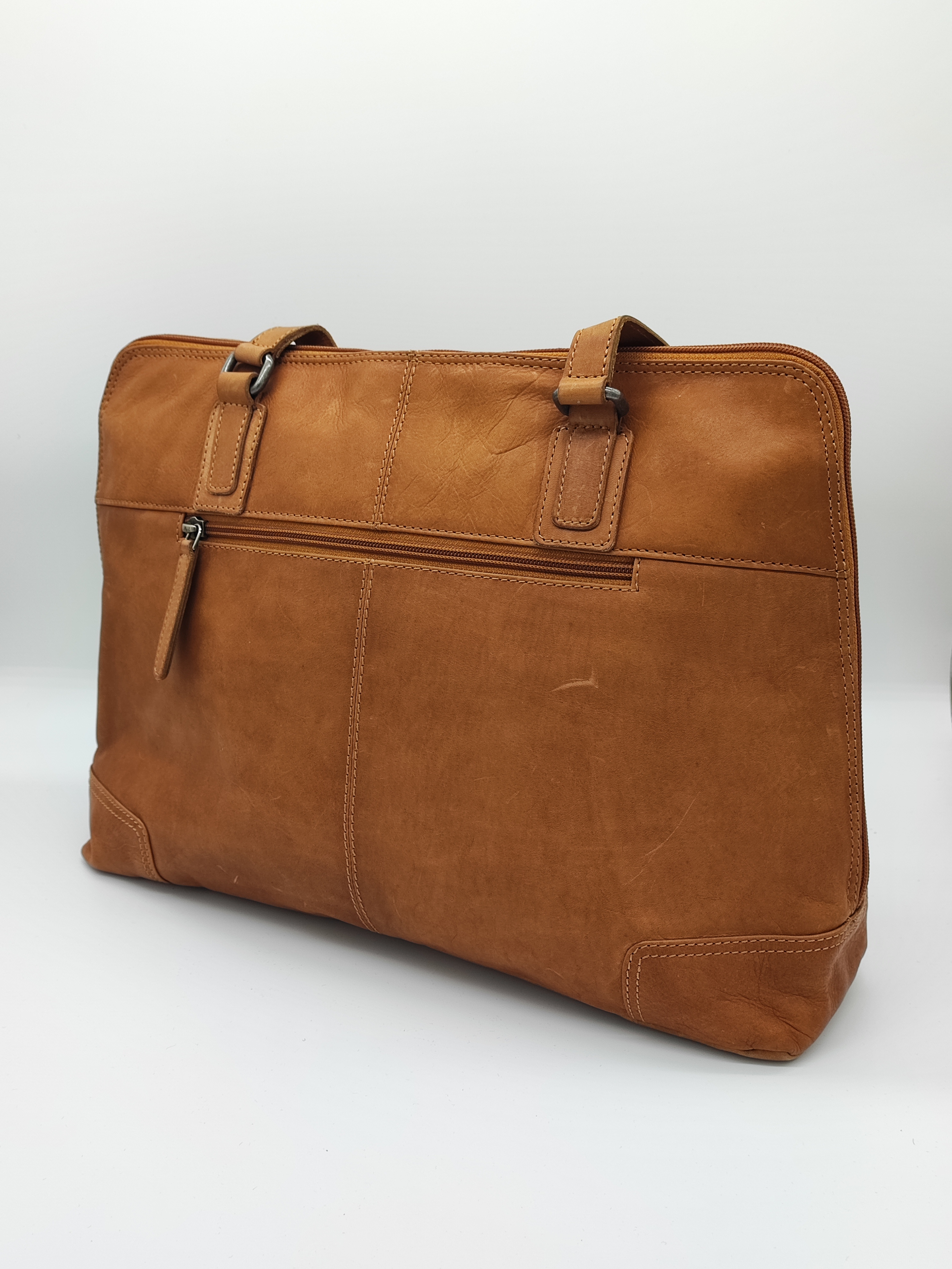 Brown Leather Laptop Bag