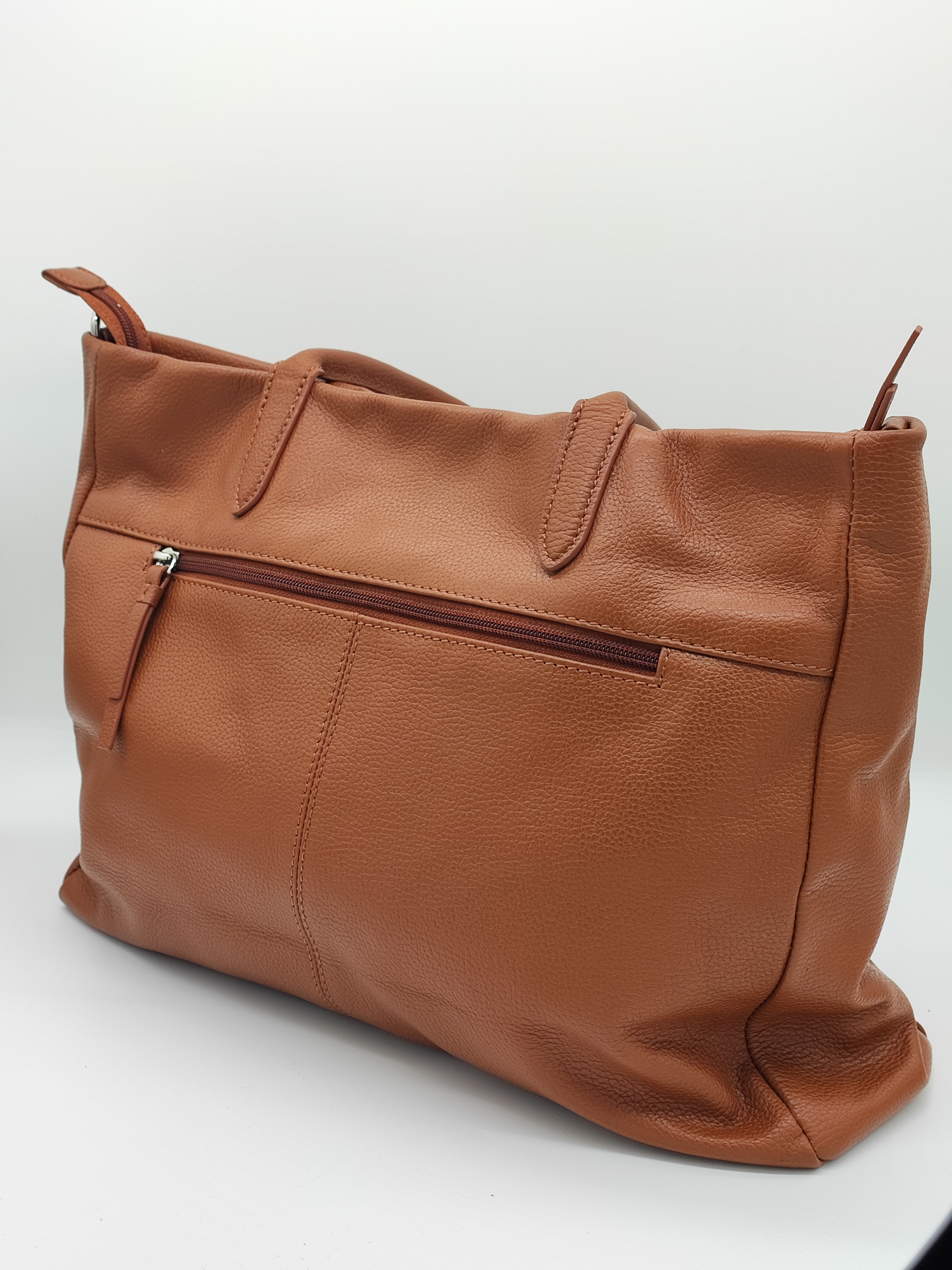 Brown Leather Tote Bag