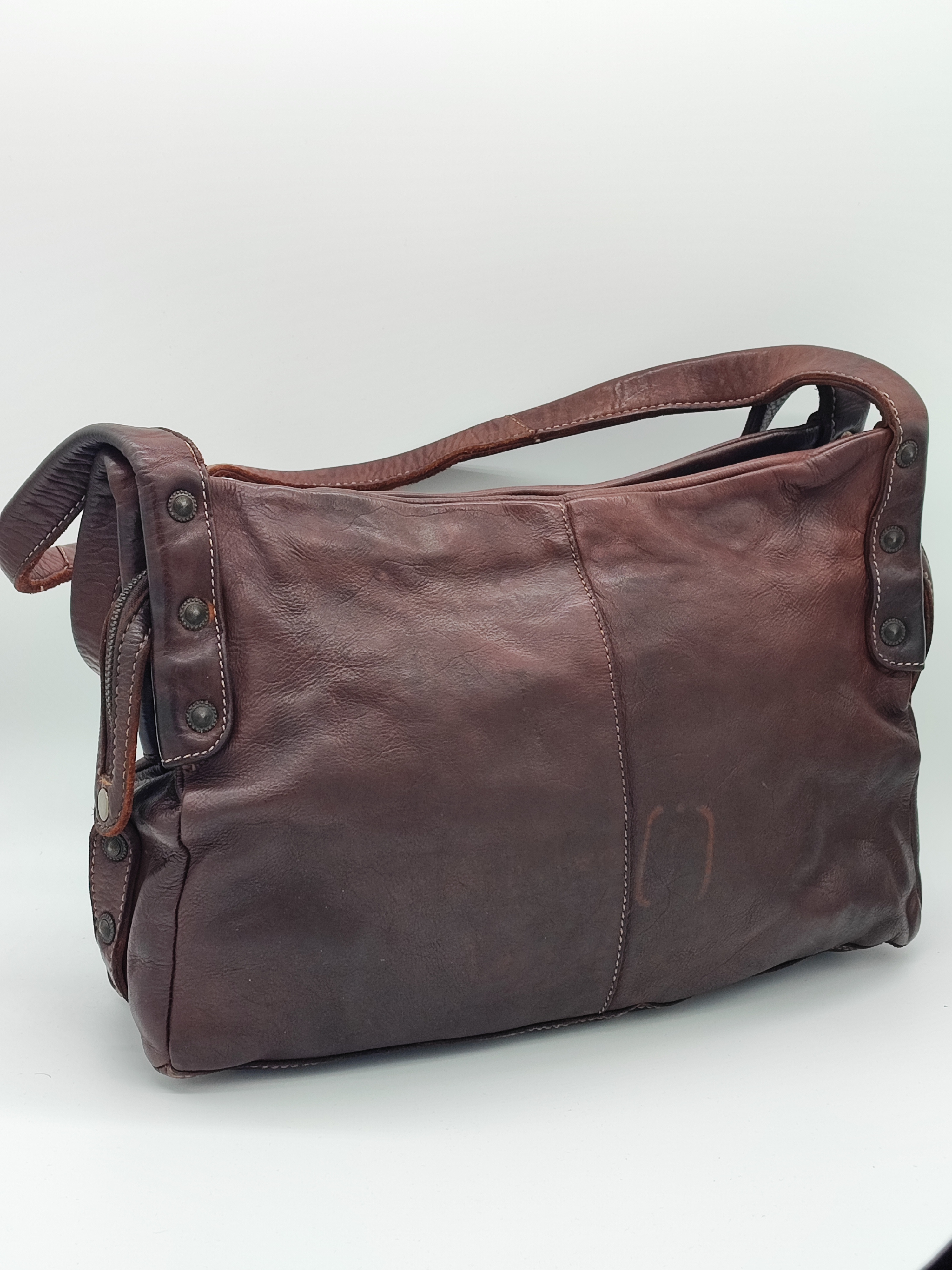 Hand Bag Hand painted Patina