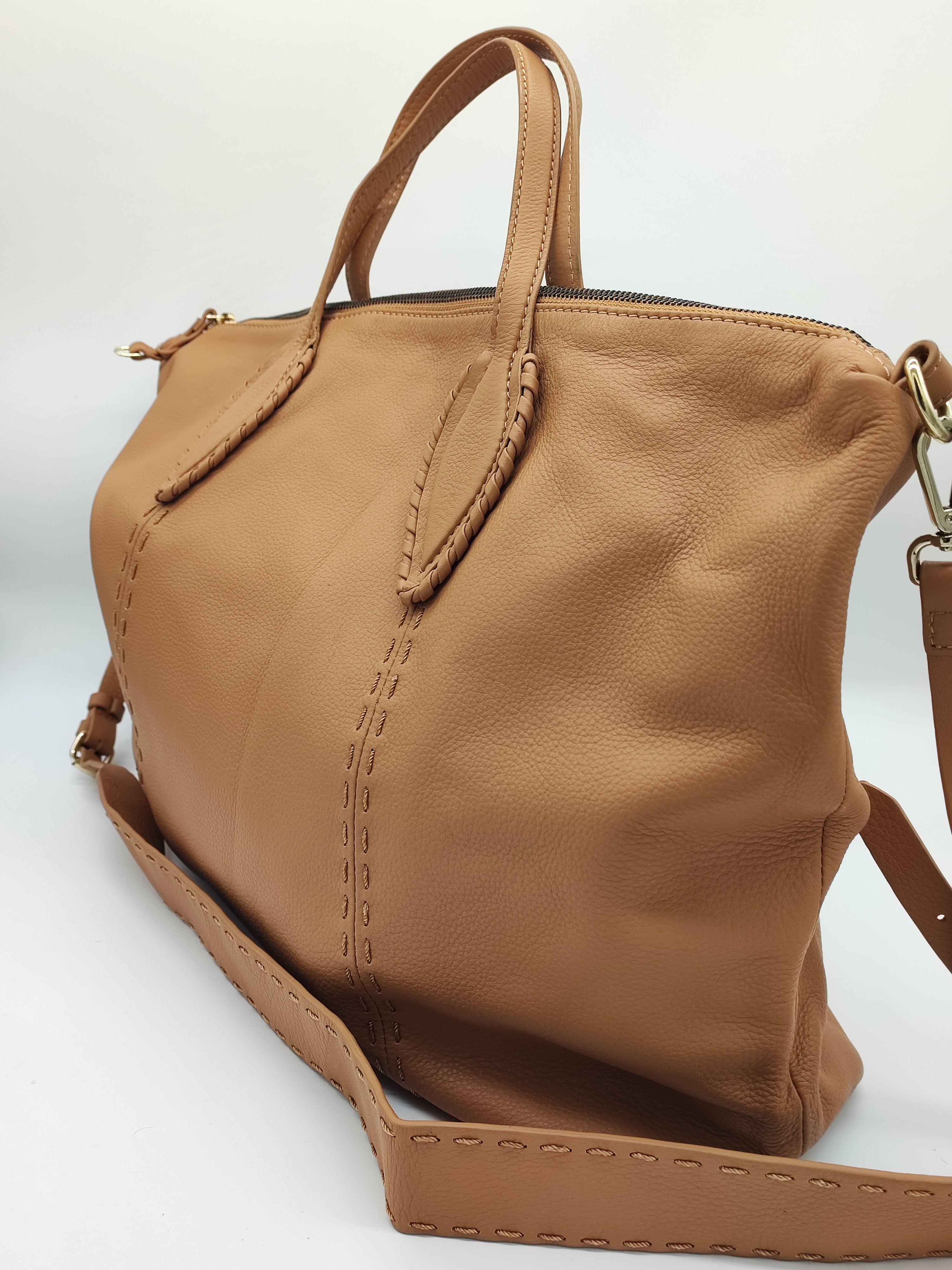 Tan Leather Handbag