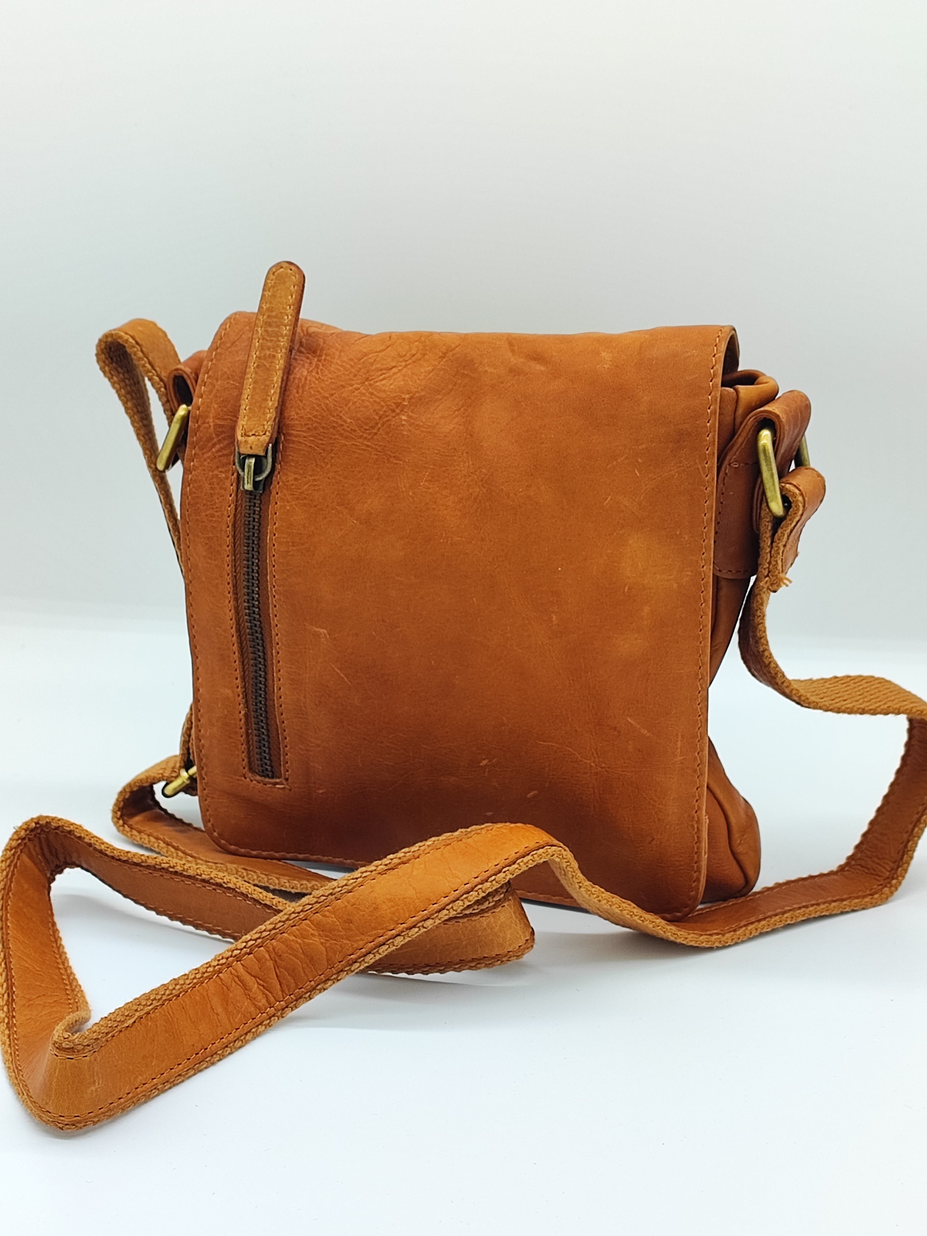 Leather Messenger Bag