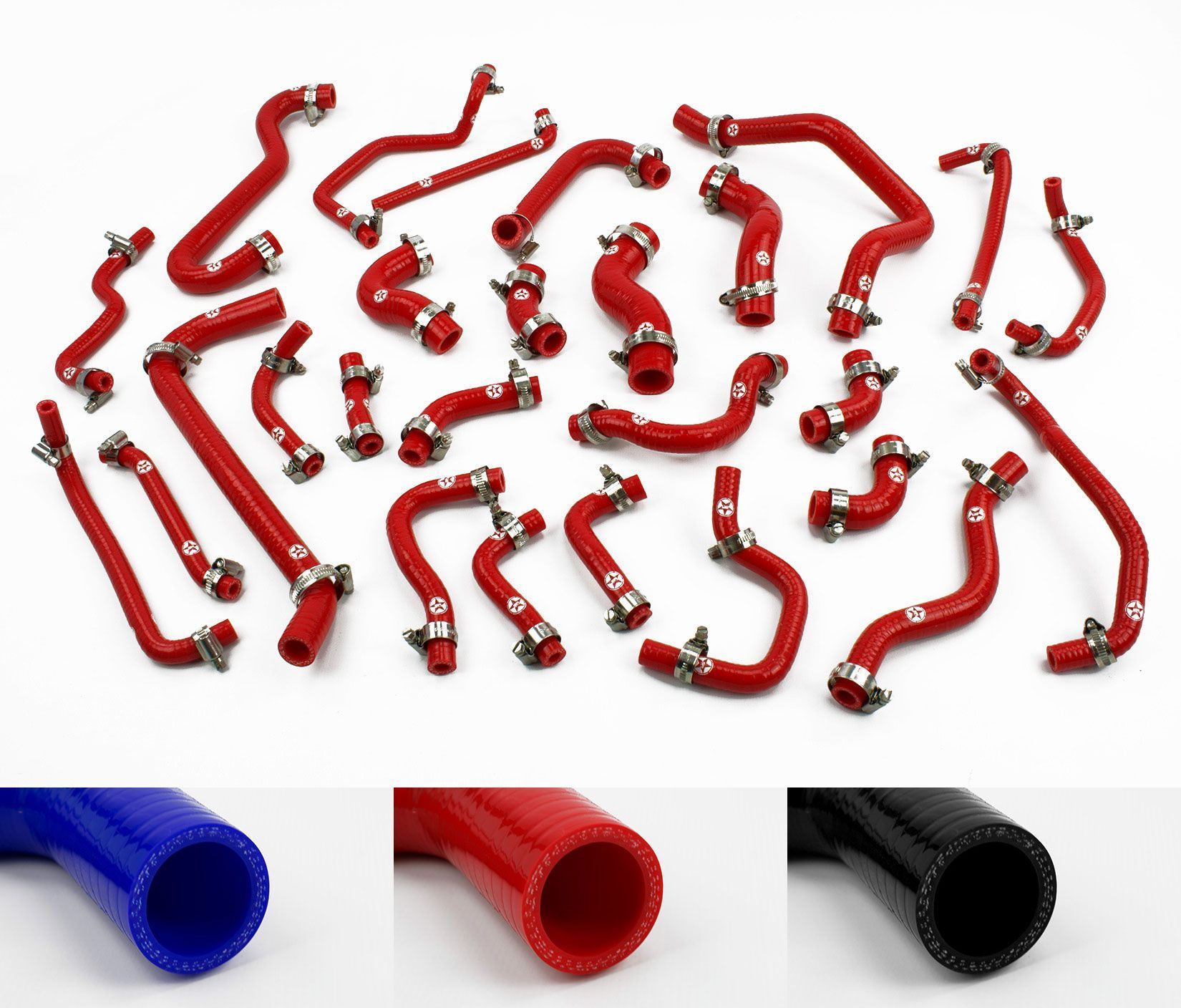 Toyota MR2 MK2 Turbo Rev3-5 Silicone Ancillary Coolant & Breather Hose Kit