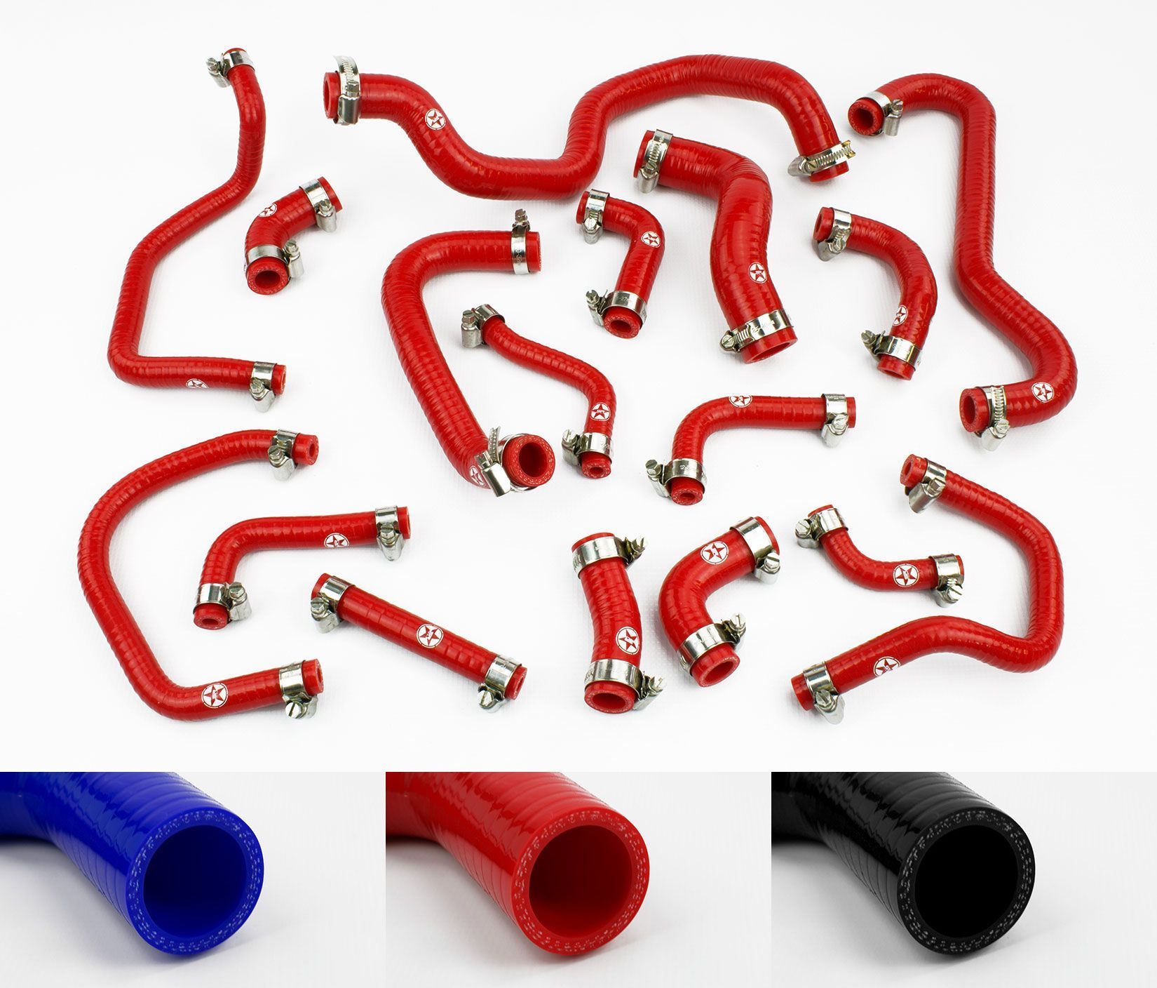 Toyota MR2 MK2 NA Rev 3 Silicone Ancillary Cooland and Breather Hose Kit