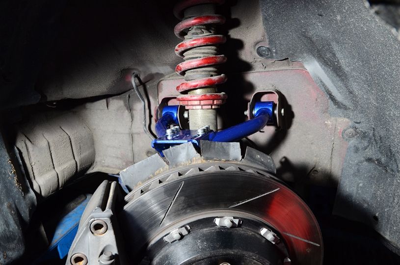 Mazda RX7 FD Front Adjustable Camber Arm V1 - Rose Joints