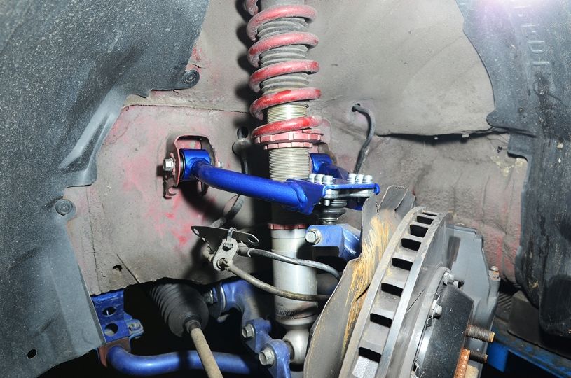 Mazda RX7 FD Front Adjustable Camber Arm V1 - Rose Joints