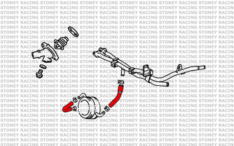 Toyota MR2 MK2 NA Rev3 Silicone Oil Cooler "Hose From Hell" Kit