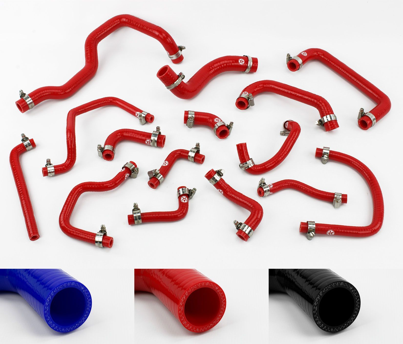 Toyota MR2 MK2 NA Rev1-2 Silicone Ancillary Coolant and Breather Hose Kit
