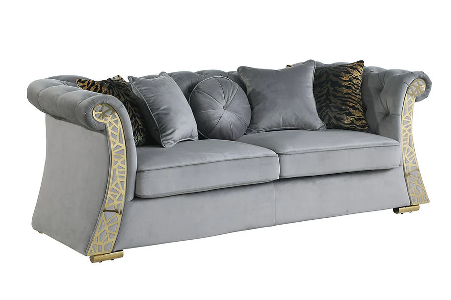 S1600 Curamo (Grey) Sofa & Loveseat