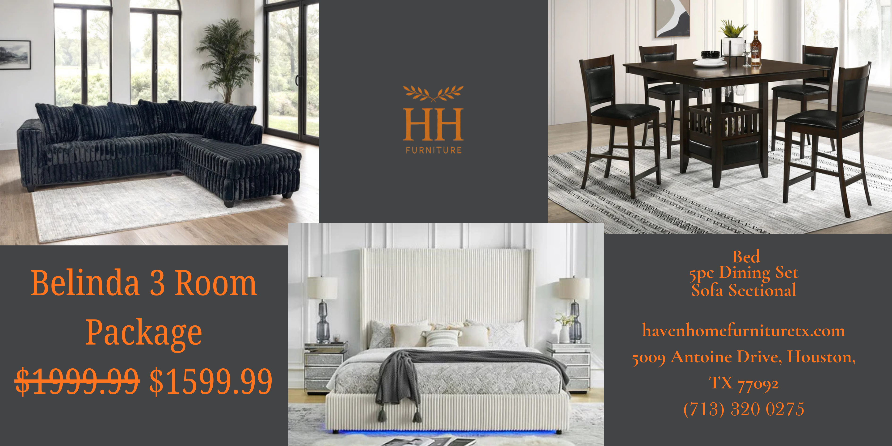Belinda 3 Room Package