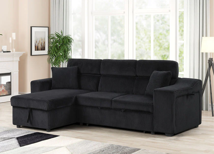 S8978 Bonaterra II (Black) Sectional