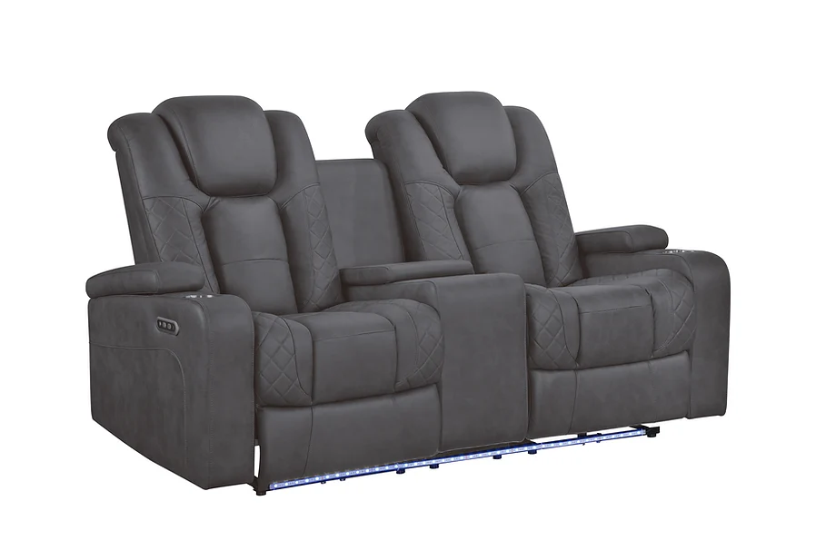 S9304 Ashley PWR Reclining Set (Grey)