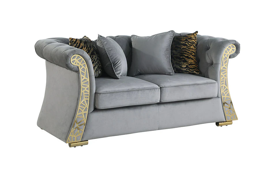 S1600 Curamo (Grey) Sofa & Loveseat