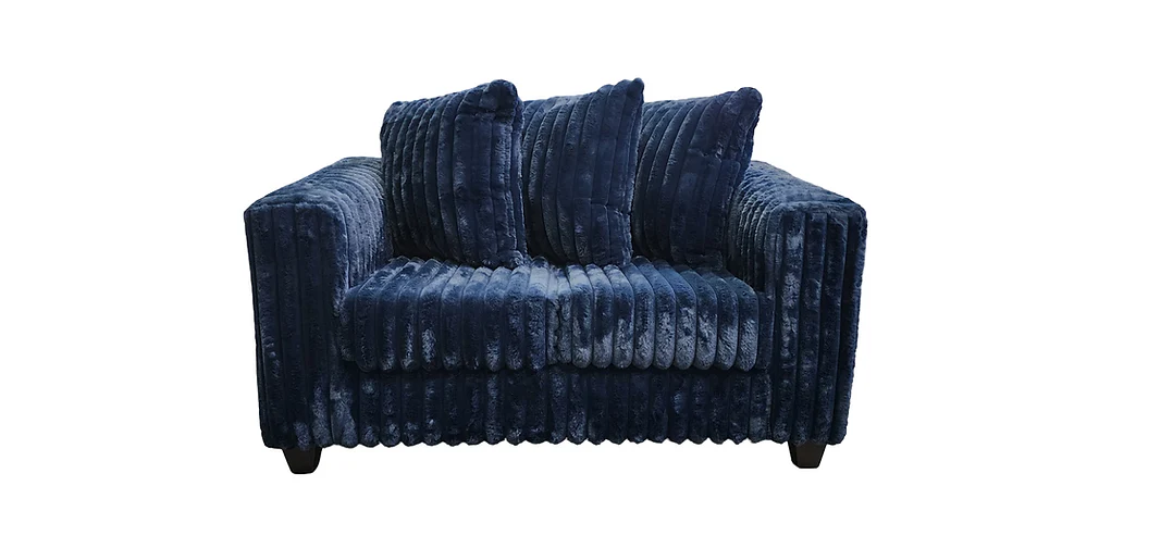 S300 Gia (Blue) Sofa & Loveseat