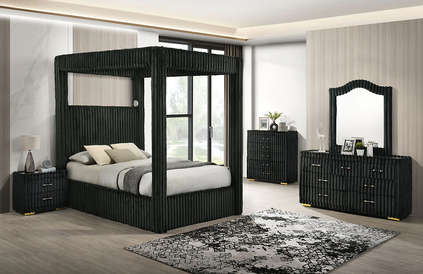 B9013 Atlam w/Henley (Black) Bedroom Set