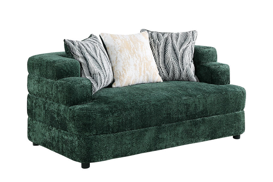 S1400 Stepso (Green) Sofa & Loveseat