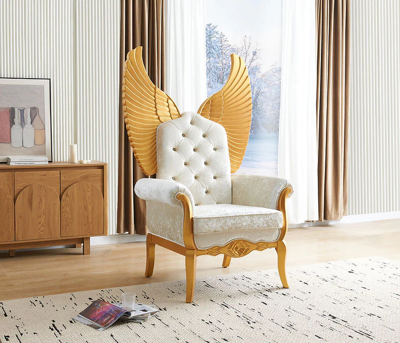 A-CH01 Lucifur 64" Tall (White) Chair