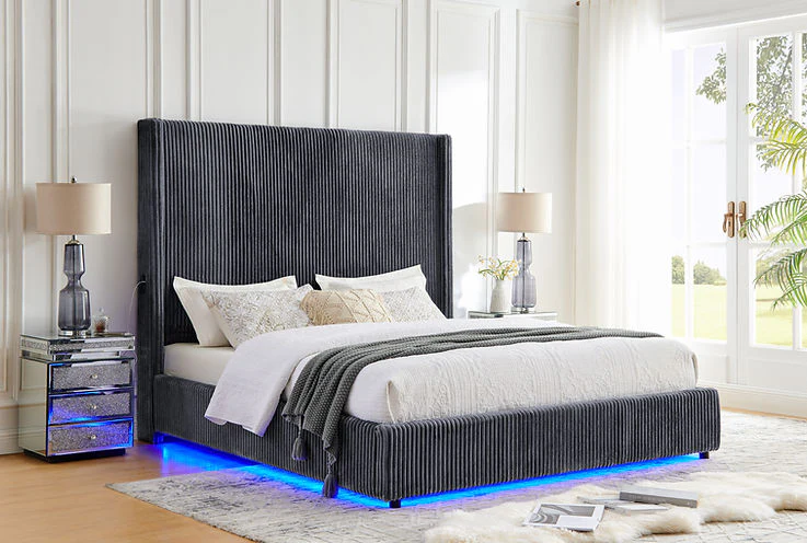 B300 Belinda (Grey) Bed