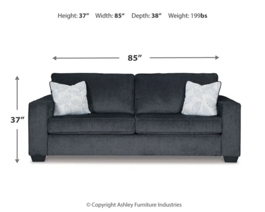 Ashley Altari Queen Sofa Sleeper Slate