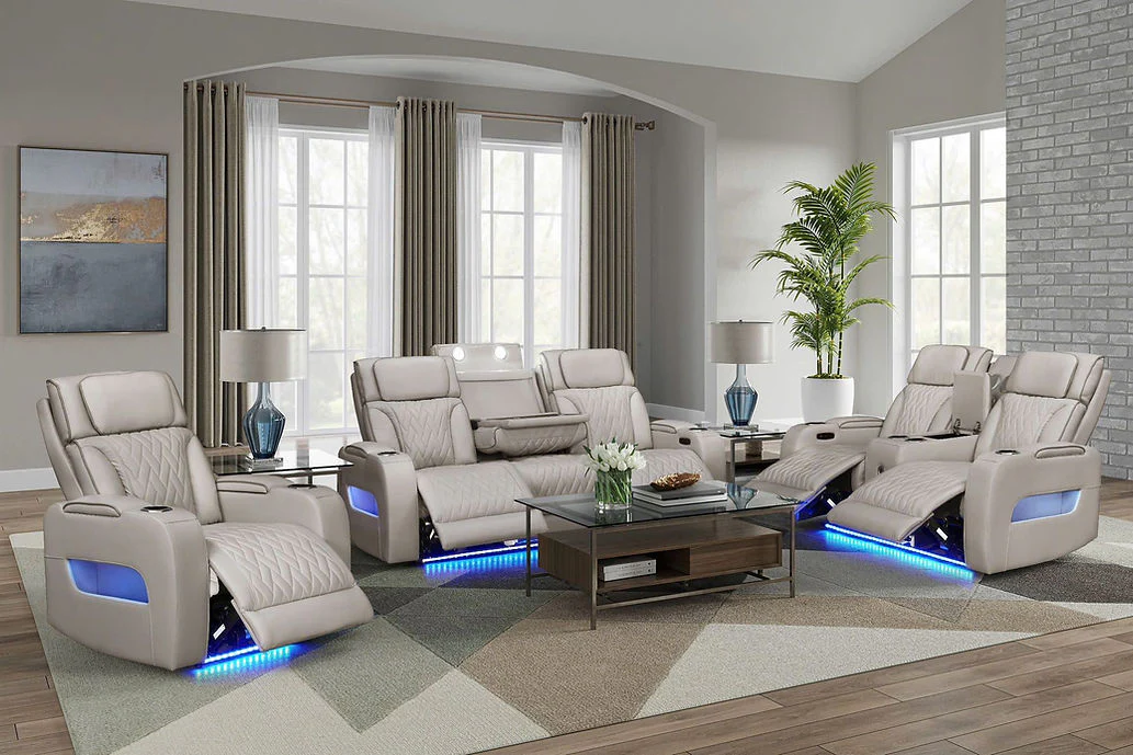 S2024 Skyline (Sand) Power Reclining Set