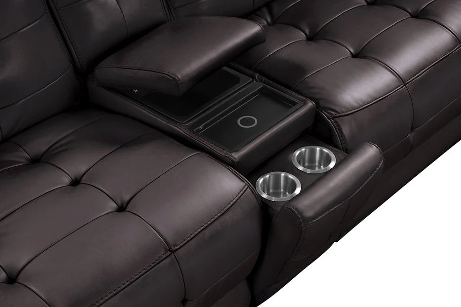 S8900 Starlight Brown (Power/Adj Head) Power Reclining Sectional