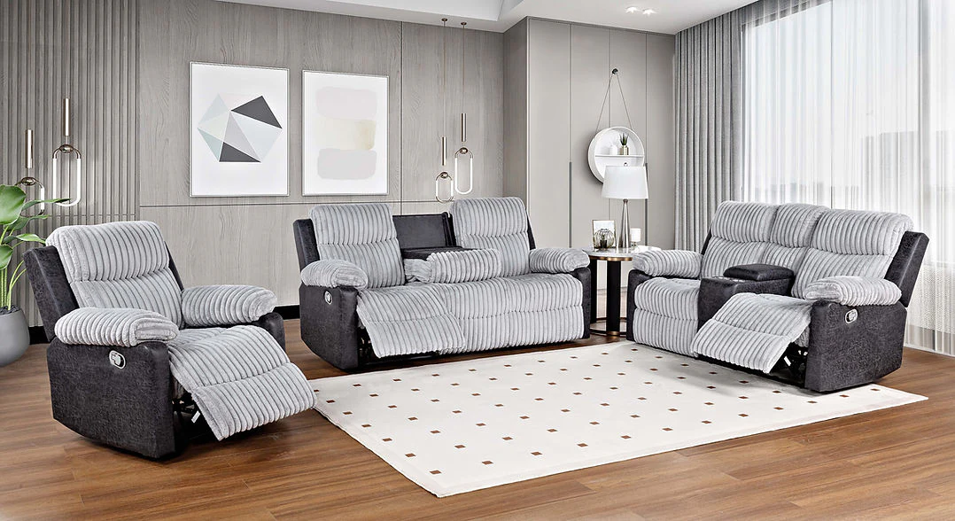 S6050 Lexy (Grey) Reclining Set