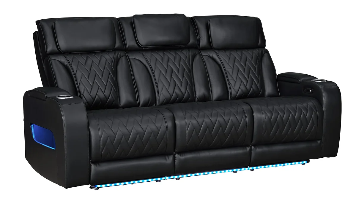 S2024 Skyline (Black) Power Reclining Set