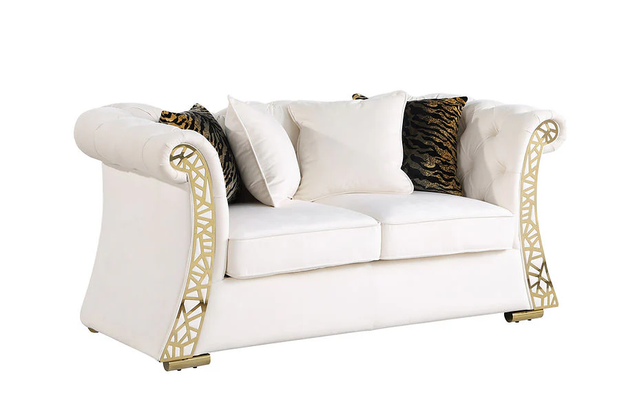 S1600 Curamo (Cream) Sofa & Loveseat