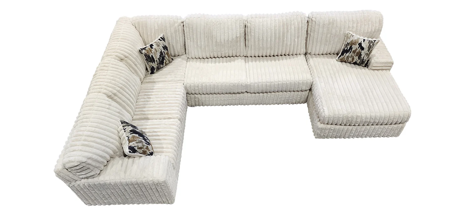 S319 Austin Sectional (Ivory)