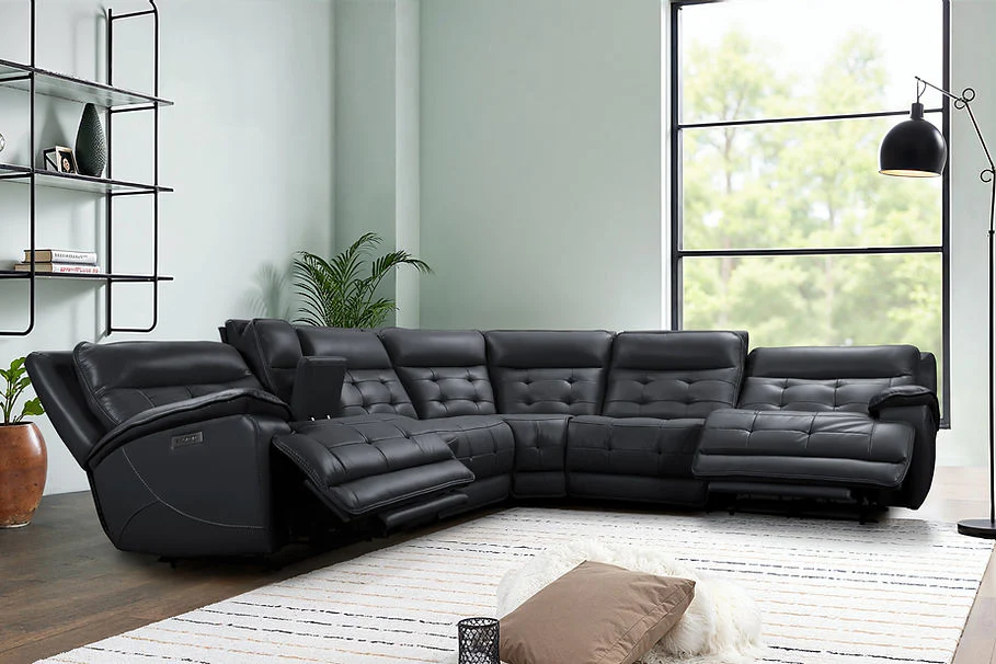 S8900 Starlight (Power/Adj Head) Power Reclining Sectional