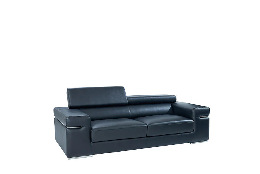 MI-8020 Soho Black Loveseat & Sofa