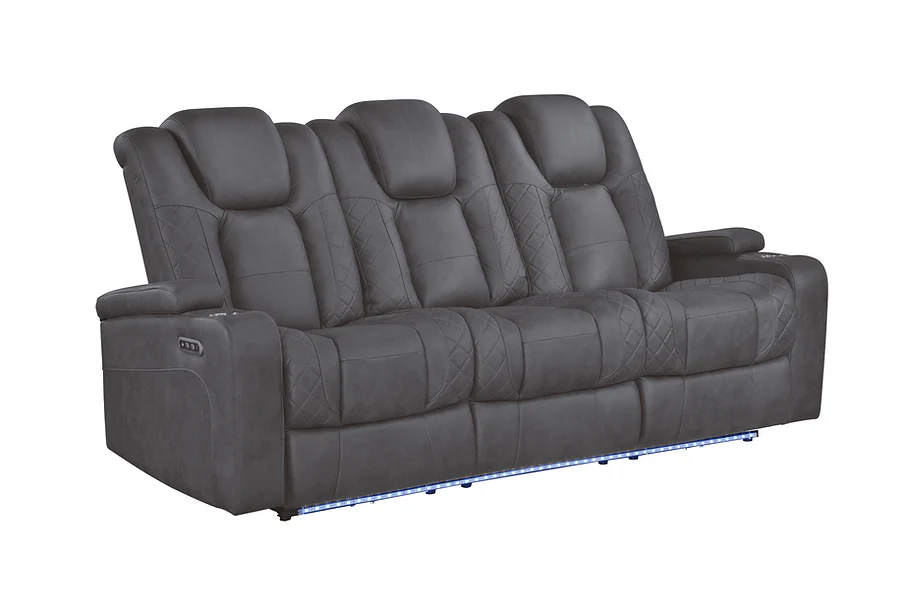 S9304 Ashley PWR Reclining Set (Grey)