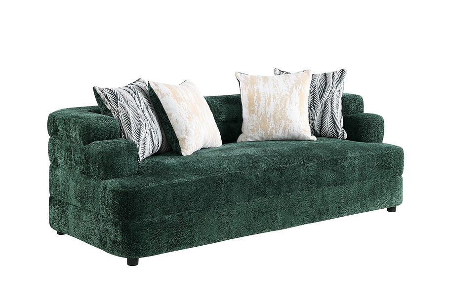 S1400 Stepso (Green) Sofa & Loveseat