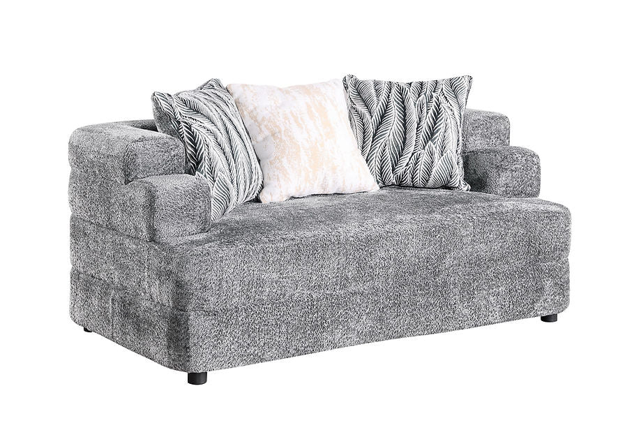 S1400 Stepso (Charcoal) Sofa & Loveseat