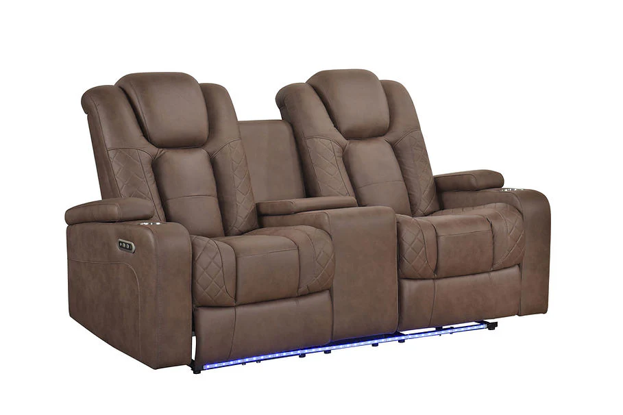 S9304 Ashley PWR Reclining Set (Brown)