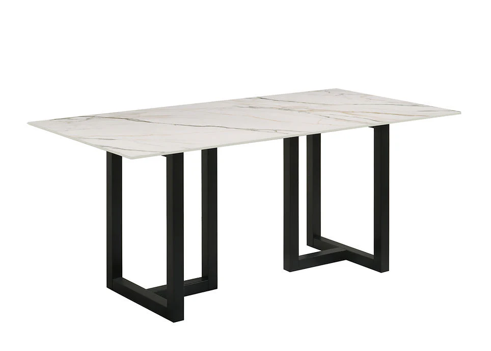 D1475 Farrin (White) 7pcs Dining Set