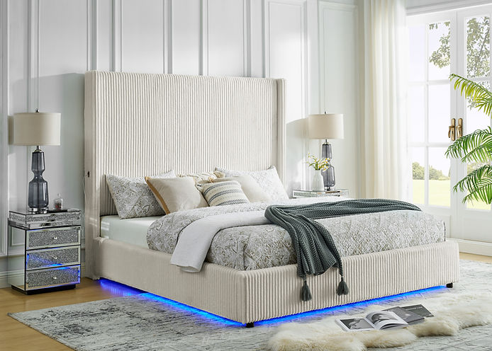 B300 Belinda (Beige) Bed