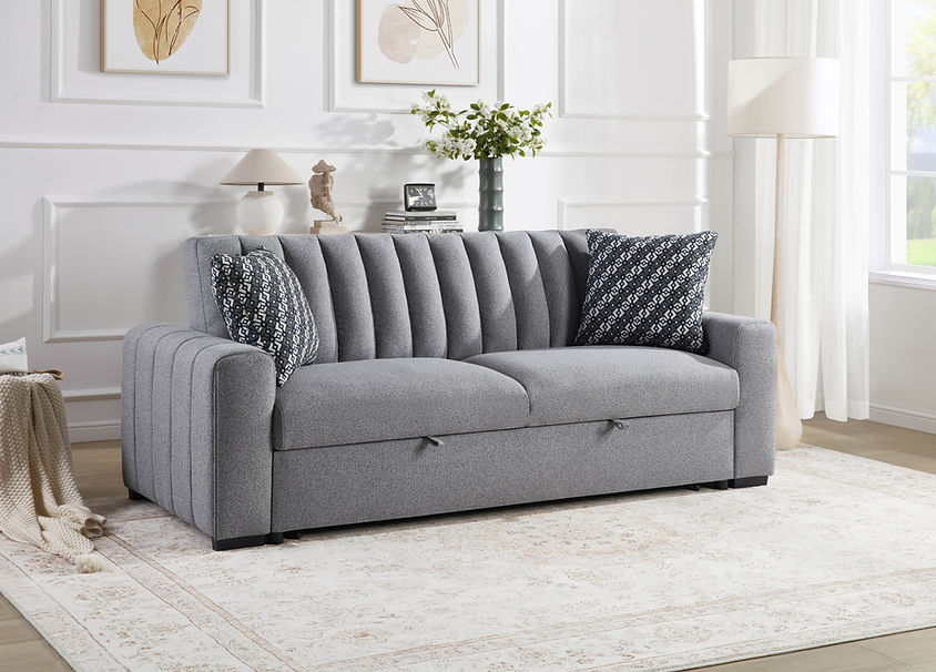 S351 Zaira (Grey) Sofa Loveseat