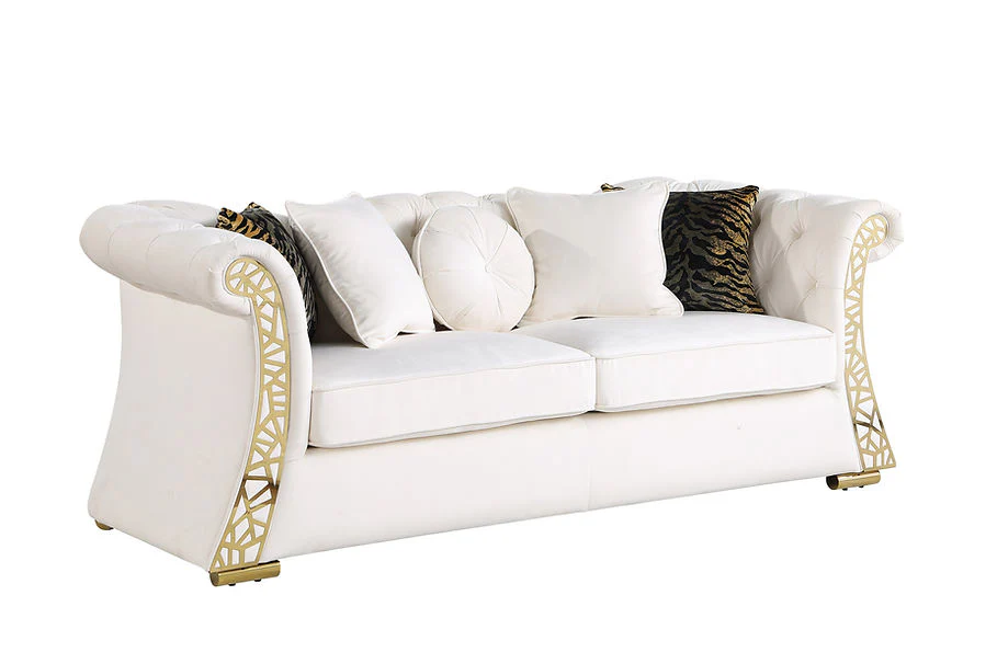 S1600 Curamo (Cream) Sofa & Loveseat