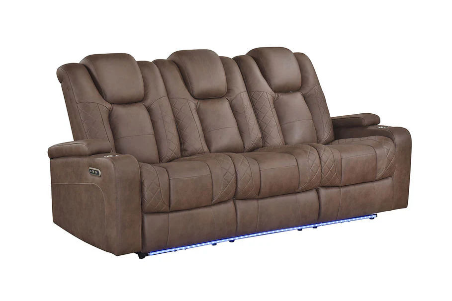 S9304 Ashley PWR Reclining Set (Brown)
