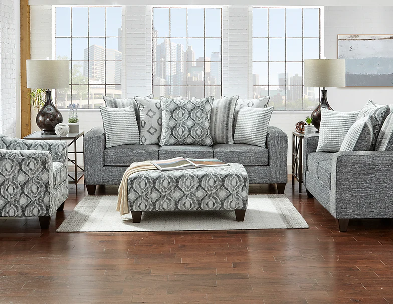 S5800 Stonewash Sofa Loveseat