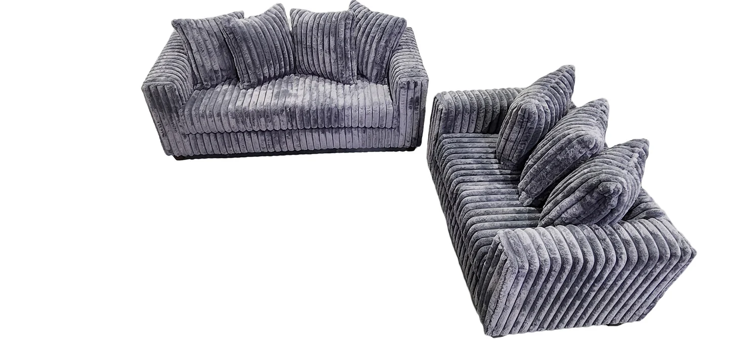 S300 Gia (Grey) Sofa and Loveseat