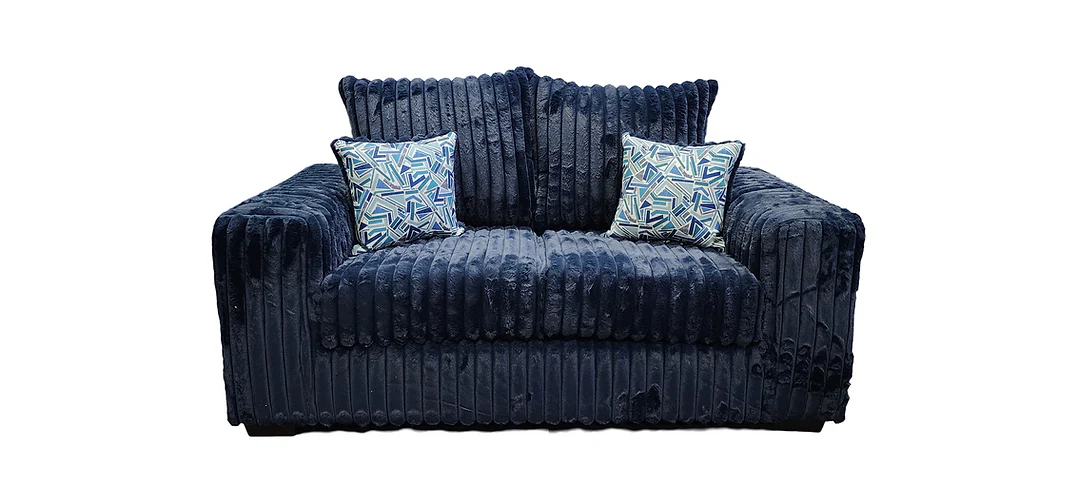 S320 Texan Oversize (Blue) Sofa Loveseat